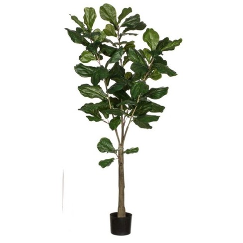 Sullivans Artificial Fiddle Leaf Tree 5'h Green : Target