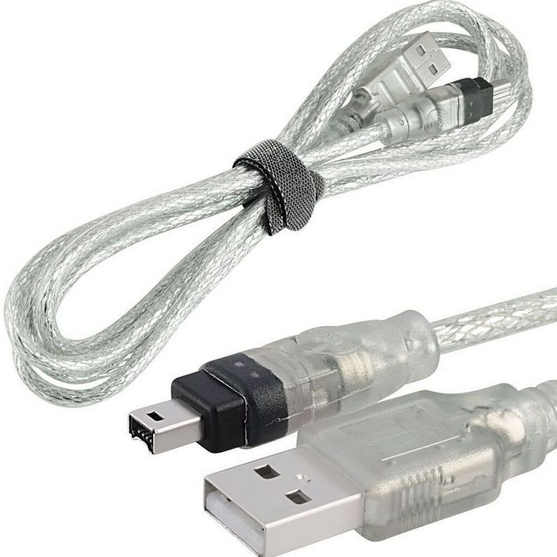 Sanoxy 6FT 1.8M USB To Firewire IEEE 1394 4 Pin iLink Adapter Data Cable Cord, 3 of 5