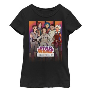 Girl's Star Wars Forces of Destiny Group T-Shirt - 1 of 3