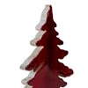 Northlight Stained Forest Tree Cutout Christmas Decoration - 10.5" - Red - 3 of 4