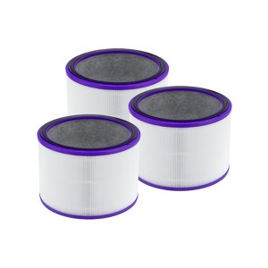 Nispira 2 in 1 HEPA Filter Activated Carbon Filter for Dyson HP01 HP02 DP01 Pure Cool Link Desk & Pure Hot Cool Link Air Purifiers. 3 Packs - 1 of 4