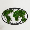Chery Life Moss World Map Metal Wall Decor - 4 of 4