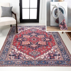 JONATHAN Y Cirali Ornate Large Medallion Machine-Washable Area Rug - 1 of 4