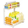 Under Sink Organizer 2-Tier Pull Out Cabinet Storage, Height Adjustable (16.5-19.2'') Slide Out Shelf - 2 of 4