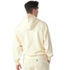 Future Planet Mens Globe Premium Pullover French Terry Soft Cotton Hoodie Sweatshirt Loose Fit Globe Hoodie Cream - 2 of 4