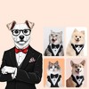 Unique Bargains Dog Tuxedo for Wedding Black White 1 Pc - 3 of 4