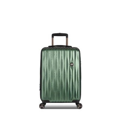 American Tourister NXT Checkered Hardside Carry On Spinner Suitcase - Sage  Green