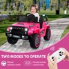 Jojoka 12V Kids Ride-On Truck with Remote Control, LED Lights, Music & Bluetooth, 2 Driving Modes, Shock Absorbers, for Ages 2-5 - 2 of 4