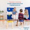 ECR4Kids Bentwood Stackable Stools, 6-Piece - 4 of 4