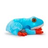 FAO Schwarz 10" Glow Brights Dart Frog Plush - Blue - 3 of 4