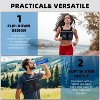 Chest Pack Running Vest with Hydration Bottle Holder, Reflective Lightweight Sports Chest Bag for Men Women Jogging Cycling Hiking - 3 of 4