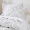 PAGED Comforter Set Textured Floral Bedding Comforter Sets All-Season Comfort Bedding Set with Bow Tie Accents - 4 of 4