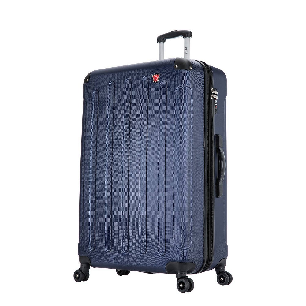 Photos - Luggage Dukap Intely Hardside 27.25" Large Checked Spinner Suitcase with Integrate 