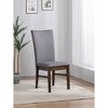 Coaster,Sherwood Upholstered Dining Side Chair Grey (Set of 2) - 2 of 4