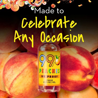 99 Peaches Liqueur - 50ml Plastic Bottle