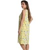 Just Love Womens Nightgown - Sleeveless Henley Oversized Sleepwear Gown - 2 of 3