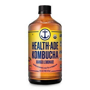 Health-Ade Organic Mango Lemonade Kombucha - 16 fl oz - 1 of 4