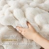 Fluffy Faux Fur Throw Blanket Fuzzy Soft Bubble Blanket for Couch Bed Sofa Chair Faux Fur Decor Gifts for Home Bedroom Living Room Thick Warm Furry Co - 4 of 4