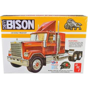Skill 3 Model Kit Chevrolet Bison Truck Tractor 1/25 Scale Model by AMT