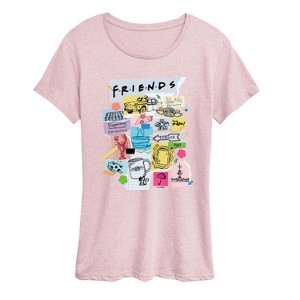 Women's - Friends - Friends Sketchy Short Sleeve Graphic T-Shirt - 1 of 3