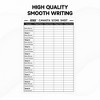 GSE 100-Pack 7"x5" Canasta Score Sheets, Canasta Score Sheet with Game Instructions & Trick Values - 2 of 4