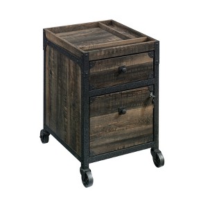 File Pedestal, Brown finish - 1 of 1
