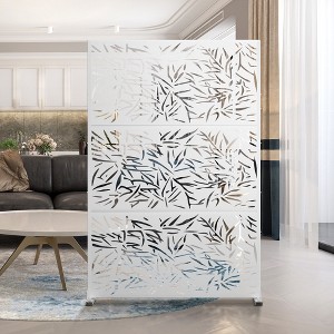 Dovelina Metal Outdoor Privacy Screen Freestanding Patio Decorative Screens - 1 of 4