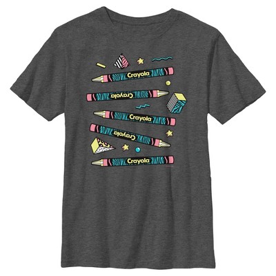 Boy's Crayola Animal Print Crayon Label T-Shirt