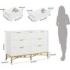 Nasitip 7 Drawer Dresser for Bedroom, Modern Chest of Drawers for Closet with Deep Drawers, Long Wooden Dresser for Living Room - 2 of 4