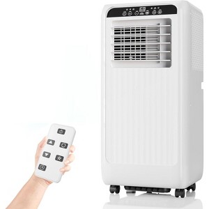Coucheta 8000 BTU Portable Air Conditioner 3-in-1 with Remote Control, Quiet AC Unit Cools up to 350 Sq.Ft, with Window Kit & 24H Timer - 1 of 4