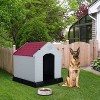 BestMassage Dog House Indoor & Outdoor Kennel with Weatherproof Puppy Shelter Pet Crate - 2 of 4
