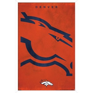 Trends International NFL Denver Broncos - Logo 25 Framed Wall Poster Prints - 1 of 4