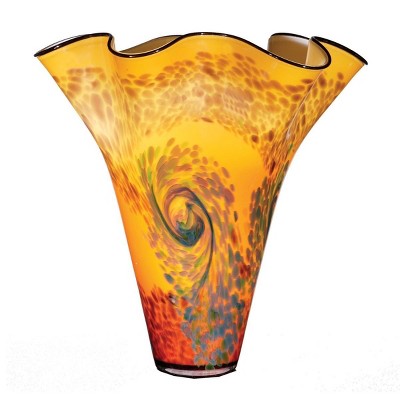 OK Lighting 17"H Glass Vase