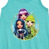 - Rainbow High - Violet Skyler Jade Graphic Sleeveless Aline Dress - 2 of 3