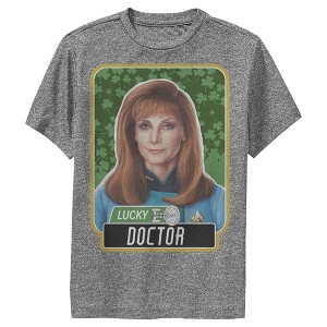 Boy's Star Trek: The Next Generation St. Patrick's Day Lucky Doctor Beverly Crusher Performance Tee - 1 of 4