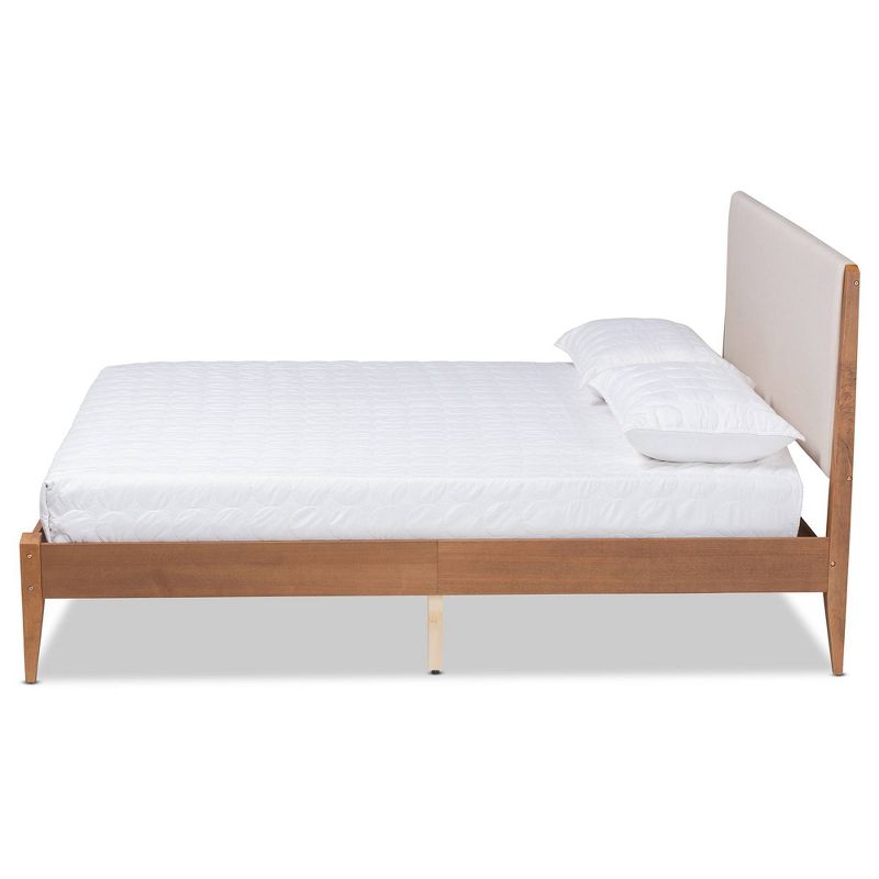 Lenora Wood Platform Bed - Baxton Studio, 3 of 10