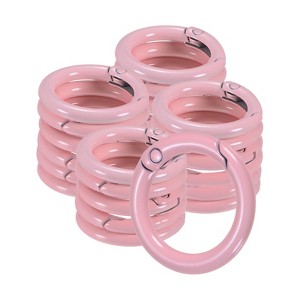 Unique Bargains Metal Spring O Rings Zinc Alloy Durable Multipurpose Lightweight Buckle 5/8 Inch - 1 of 4