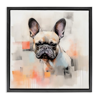Stupell Industries French Bulldog Abstract, 18" x 18"
