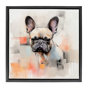 Stupell Industries French Bulldog Abstract, 18" x 18" - 1 of 4