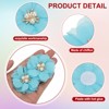 Unique Bargains Rhinestone Pearl Chiffon Flower for DIY Craft Wedding Party 15 Pcs - 3 of 4