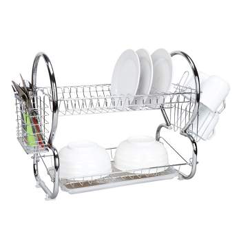 ACMETOP Dish Drying Rack, Expandable 2 Tier $16.99