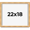 PosterPalooza | Minimalist Shadow Box Brown Picture Frame - UV Acrylic, Backing Board, Hanging Hardware - 2 of 4