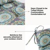 ARTPLAN Patio Chair Cushion,Tufted Adirondack Outdoor Chair Cushion,Wicker High Back Outdoor Seat Cushion,Set of 4,21"X21"X4" (4 Pack) - 3 of 4