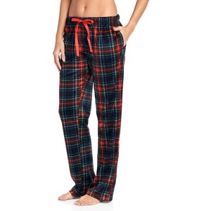 Ashford & Brooks Women's Plush Mink Fleece Pajama Sleep Pants - 1 of 4