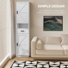 Hrinhom 69.3" H Tall Storage Cabinet with Adjustable Shelves,Floor Cabinet for Bathroom, Living Room, Entryway,Kitchen - 3 of 4