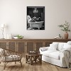Amanti Art Big Elephant Splash by Niky Rahner Framed Canvas Wall Art - 4 of 4
