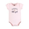 Hudson Baby Infant Girl Cotton Layette Set, Girl Daddy Pink Navy - 4 of 4