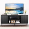 Mid Century Modern TV Table for TV's Up to 65 Inch, Entertainment Center With Cord Management for Media Furniture - 4 of 4