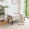 VYNXARIA Storage Bench with Storage Bench for Bedroom End of Bed Bench Foot of Bed Bench Entryway Bench Storage Ottoman Bench - 2 of 4
