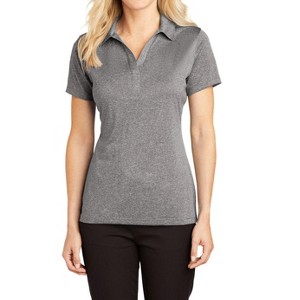 Mafoose Ladies Casual Moisture-Wicking Heather Contender Short Sleeve Polo Shirt - 1 of 4
